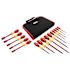Wiha 15 Piece Insulated Softfinish Screwdriver And Nut Driver Set