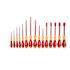 Wiha 15 Piece Insulated Softfinish Screwdriver And Nut Driver Set