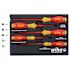 Wiha 5 Piece Insulated Softfinish Screwdriver Tray Set