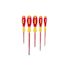 Wiha 5 Piece Insulated Softfinish Screwdriver Set