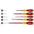 Wiha 5 Piece Insulated Softfinish Screwdriver Set