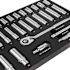 Wiha 29 Piece 1/2" Drive Professional Standard And Deep Socket Tray Set -Metric