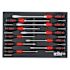 Wiha 10 Piece Softfinish Xheavy Duty Cushion Grip Screwdriver Tray Set