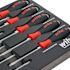 Wiha 10 Piece Softfinish Xheavy Duty Cushion Grip Screwdriver Tray Set