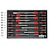 Wiha 10 Piece Softfinish Xheavy Duty Cushion Grip Screwdriver Tray Set