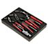 Wiha 3 Piece Classic Grip V-Jaw Tongue And Groove Pliers Tray Set
