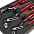 Wiha 3 Piece Classic Grip V-Jaw Tongue And Groove Pliers Tray Set