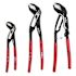 Wiha 3 Piece Classic Grip V-Jaw Tongue And Groove Pliers Tray Set