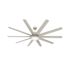 Hunter Overton 72 In. Led Ceiling Fan W/ Light (Matte Nickel)