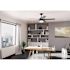 Hunter Fan 52" Anisten Ceiling Fan With LED Light And Pull Chain, Matte Black
