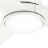 Hunter Fan 52" Aeronaut Wi-Fi Ceiling Fan With Led, Damp Rated, Matte White