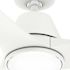 Hunter Fan 52" Aeronaut Wi-Fi Ceiling Fan With Led, Damp Rated, Matte White