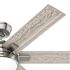 Hunter Fan 52" Georgetown Hunter Fanexpress Ceiling Fan With Led, Brushed Nickel