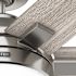 Hunter Fan 52" Georgetown Hunter Fanexpress Ceiling Fan With Led, Brushed Nickel