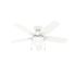 Hunter Fan 44" Anisten Ceiling Fan With LED Light And Pull Chain, Fresh White