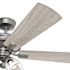 Hunter Fan 52" Crestfield Hunter Fanexpress Ceiling Fan With Led, Matte Silver