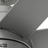 Hunter Fan 52" Brazos Ceiling Fan With LED Light, Damp Rated, Matte Silver