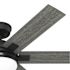 Hunter Fan 52" Georgetown Hunter Fanexpress Ceiling Fan With Led, Matte Black