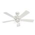 Hunter Fan 52" Crestfield Hunter Fanexpress Ceiling Fan With Led, Fresh White