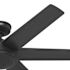 Hunter Fan 52" Jetty Weathermax Ceiling Fan, Matte Black