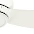 Hunter Fan 52" Mazzini Ceiling Fan, Damp Rated, Matte White