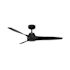 Hunter Fan 52" Mosley Ceiling Fan, Damp Rated, Matte Black