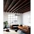 Hunter Fan 52" Mosley Ceiling Fan, Damp Rated, Matte Black