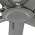 Hunter Fan 60" Downtown Ceiling Fan, Damp Rated, Matte Silver