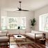 Hunter Fan 52" Mosley Ceiling Fan, Damp Rated, Premier Bronze