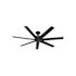 Hunter Fan 60" Downtown Ceiling Fan, Damp Rated, Matte Black