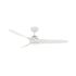 Hunter Fan 52" Mosley Ceiling Fan, Damp Rated, Fresh White