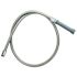 T&S Brass And Bronze Hose, 96" Flexible Stainless Steel Gray Handle