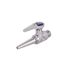 T&S Brass And Bronze Gas Hose Cock, Ball Valve, 3/8" Npt Male Inlet Gas-Air-Vac