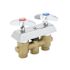 T&S Brass And Bronze Concealed Mixing Faucet Wall Mount 3/8" Npt Inlet/Outlet