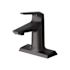 T&S Brass And Bronze Aesthetic Single Handle Escutcheon Faucet Matte Black