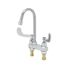 T&S Brass And Bronze Deck Mnt Swivel/Rigid Gsenck Aerator 4" Wrist-Action Handls