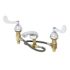 T&S Brass And Bronze Lav Faucet 8" Centr Cast Spout Aerator 4" Wrist Action Hand