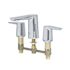 T&S Brass And Bronze Aesthetic Concealed Widespread Faucet Polished Chrome