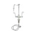 T&S Brass And Bronze Lab Mixing Faucet Dck Mnt 4" Wrist Hndls Vb Nzzl/Srratd Tip