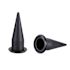 Irion Professional Grade Sausage Caulking Gun Wide Nozzle, Black, Package Of 10