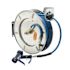 T&S Brass And Bronze Hose Reel Open S. Steel 3/8x50' Hose Front Triggr Water Gun