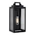 Afx Kansas 14" One-Light Medium Base Outdoor Wall Sconce, Black