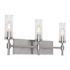 Afx Huntington 24" Three-Light Medium Base Vanity, Satin Nickel