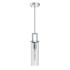 Afx Houston 4" One-Light Medium Base Pendant, Satin Nickel