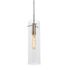 Afx Vista 5" One-Light Medium Base Pendant, Satin Nickel