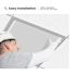 FEIT Vista 2'X2' Troffer Skylight Drop Ceiling LED Fixture, White, Package Of 2