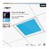 FEIT Vista 2'X2' Troffer Skylight Drop Ceiling LED Fixture, White, Package Of 2