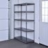 HDX 5-Tier Steel Garage Storage Shelving Unit, 42" X 72" X 18", Silver Vein