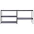 HDX 5-Tier Steel Garage Storage Shelving Unit, 48" X 72" X 24", Silver Vein