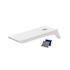 Ledge Lounger Corn Hole-White Boards-Royal Blue Bags-Gray Bags